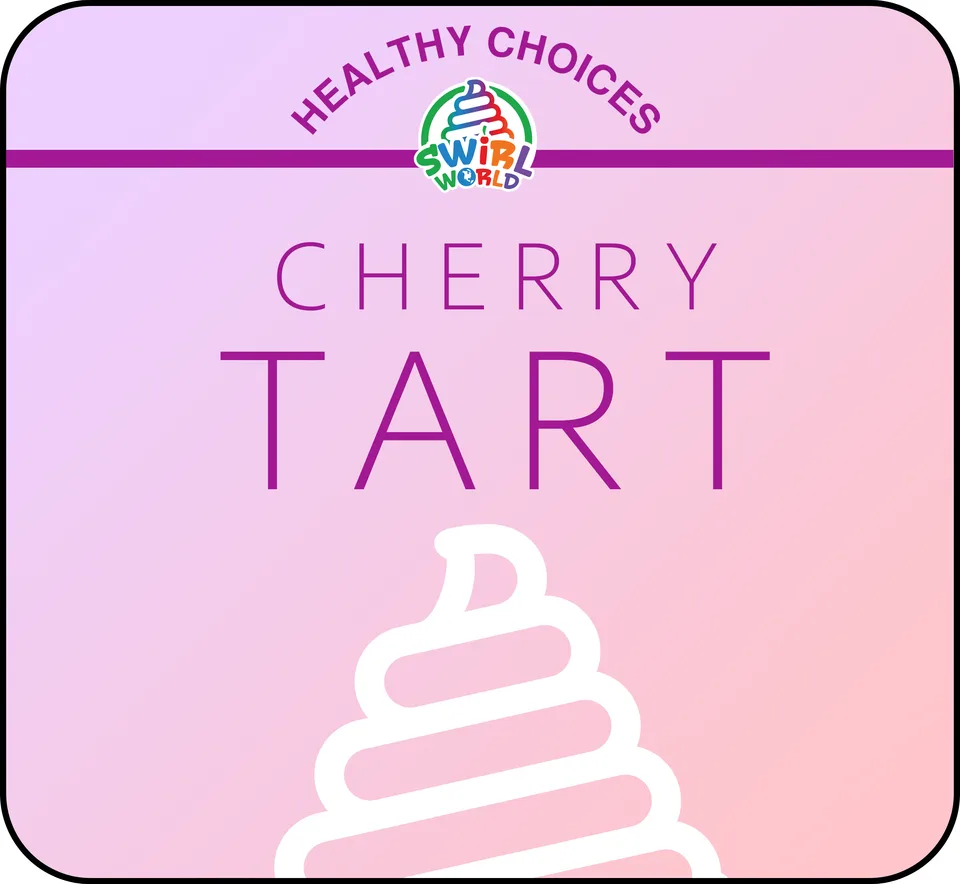 Cherry Tart — Swirl World flavour label