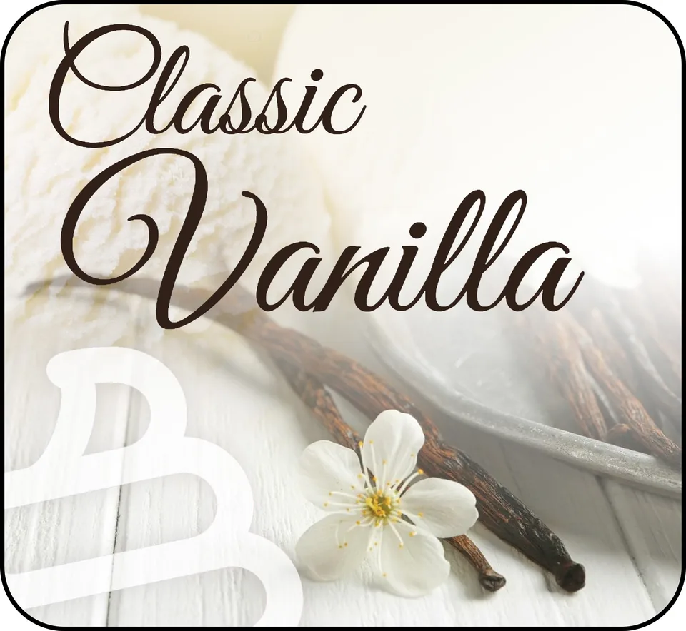 Classic Vanilla — Swirl World flavour label