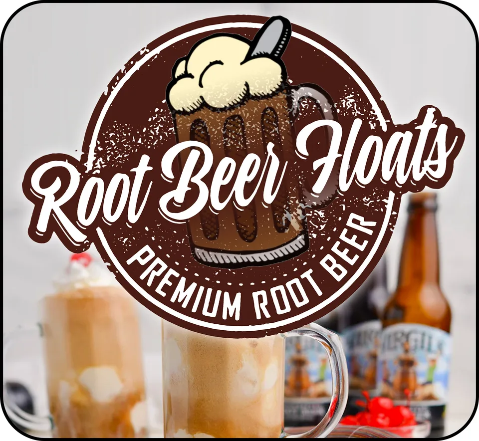 Root Beer Float — Swirl World flavour label