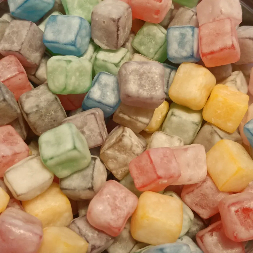 Colourful gummy candy