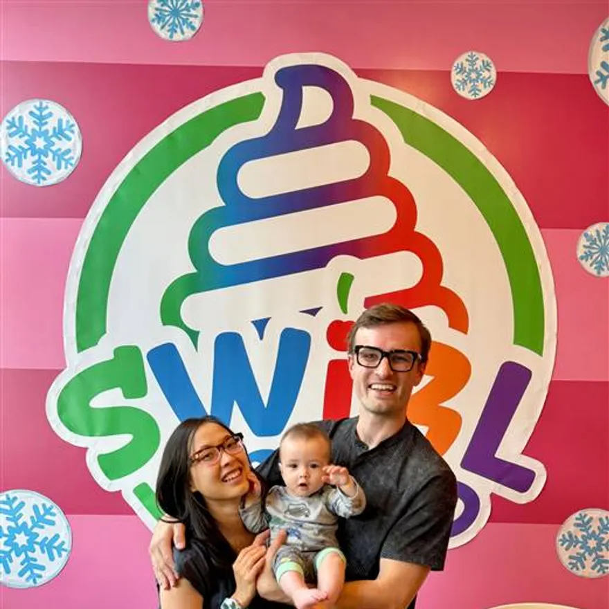 The founding family at their store
